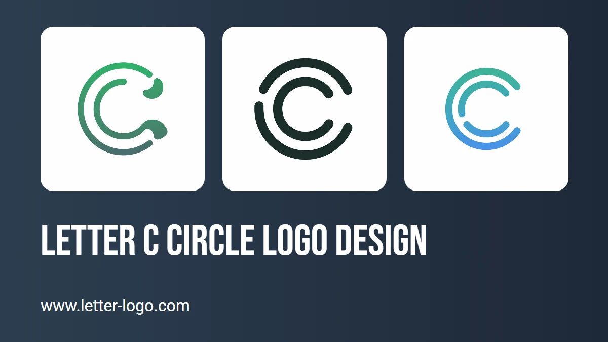 letter c circle logo design ideas