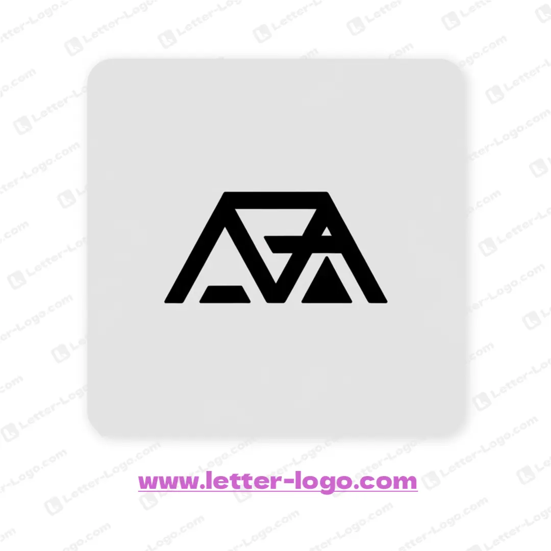 letter afa logo creative