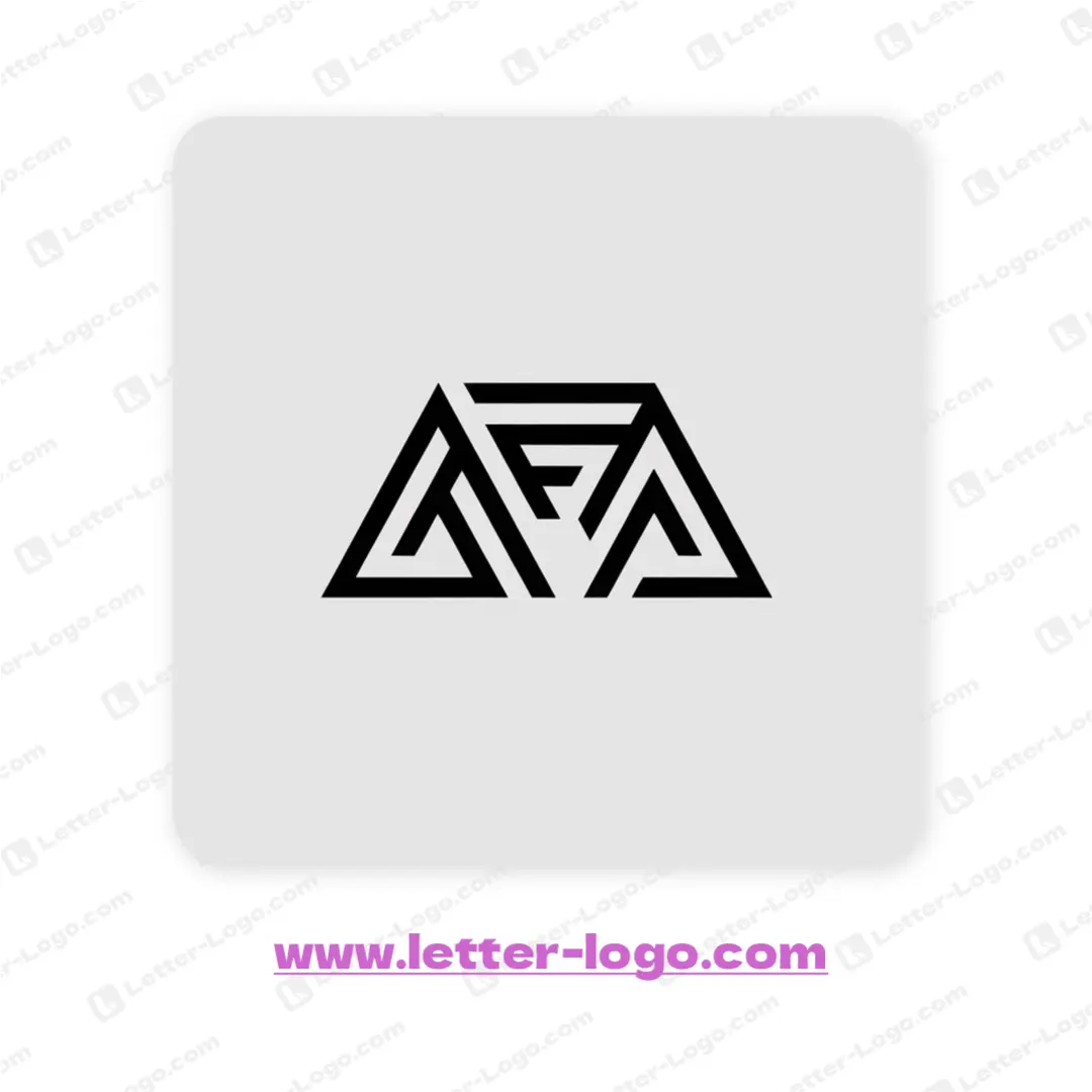 letter afa logo design