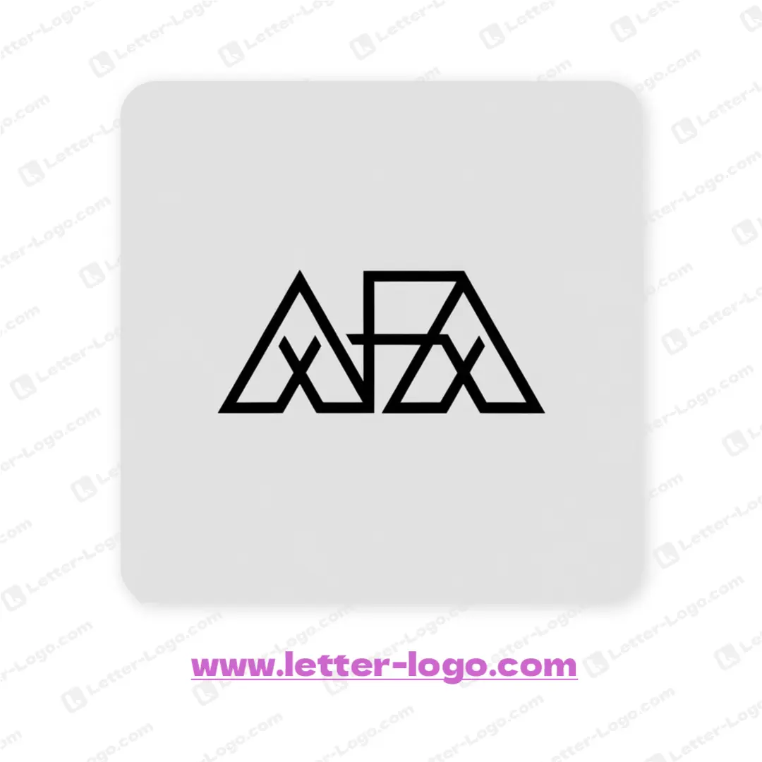 letter afa logo modern