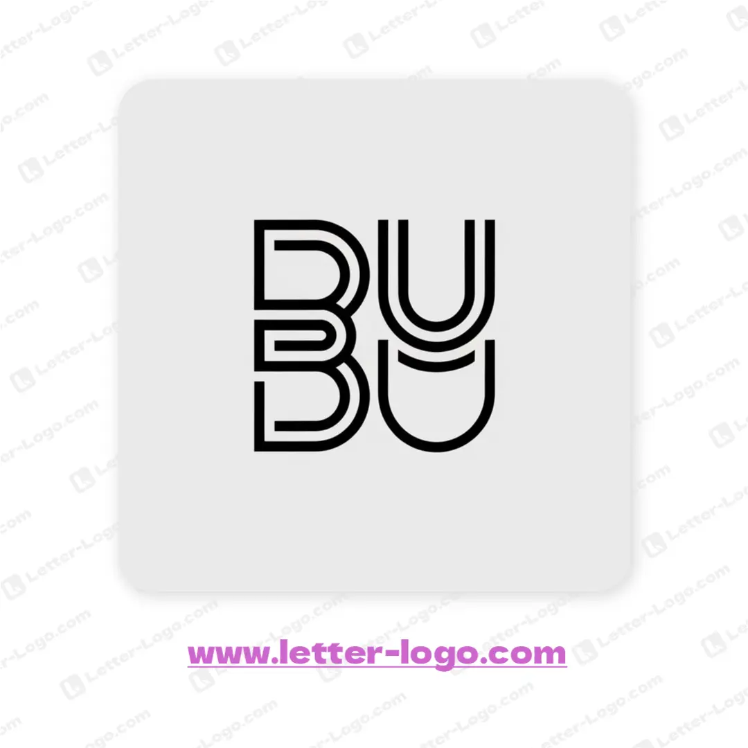 letter bbu logo creative