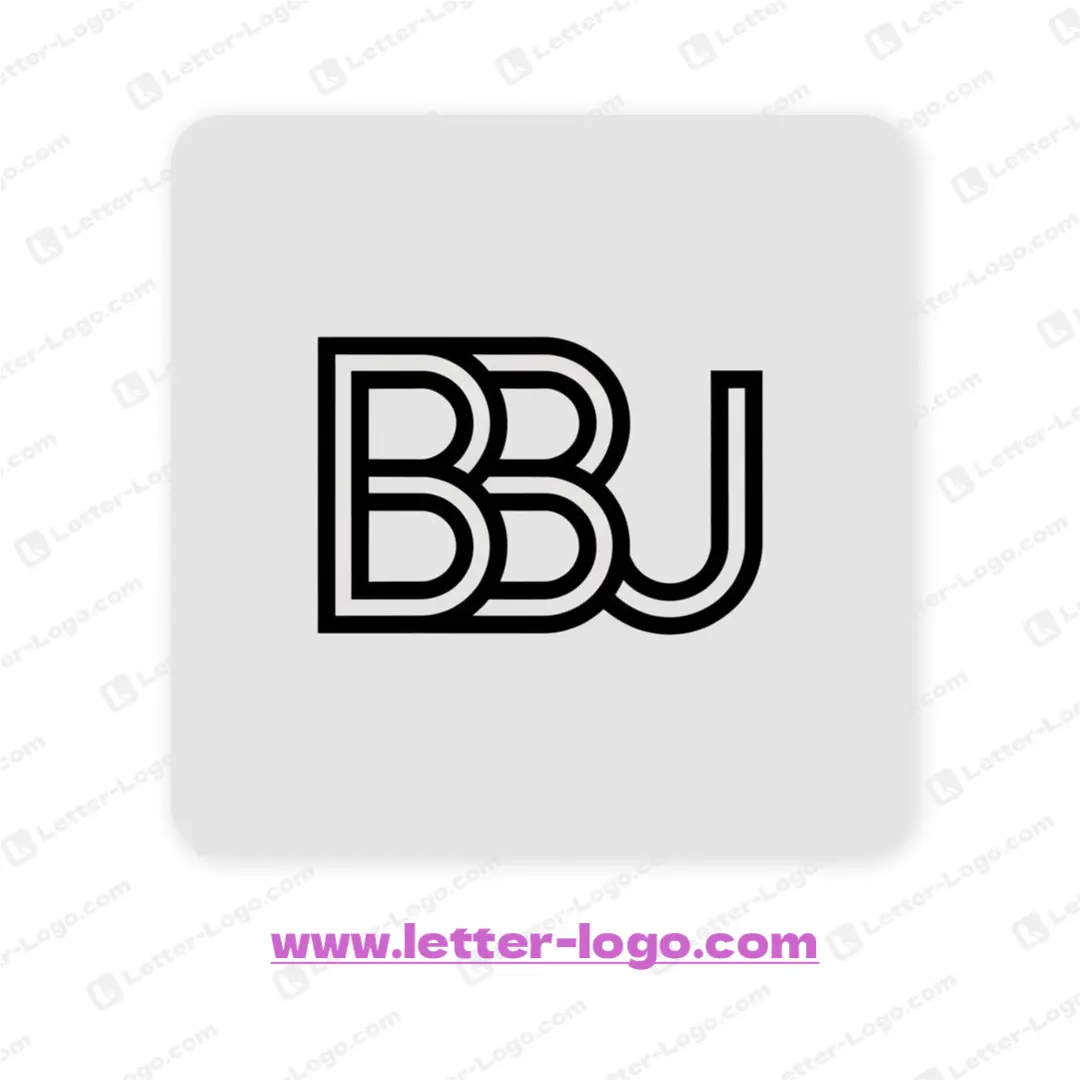 letter bbu logo modern