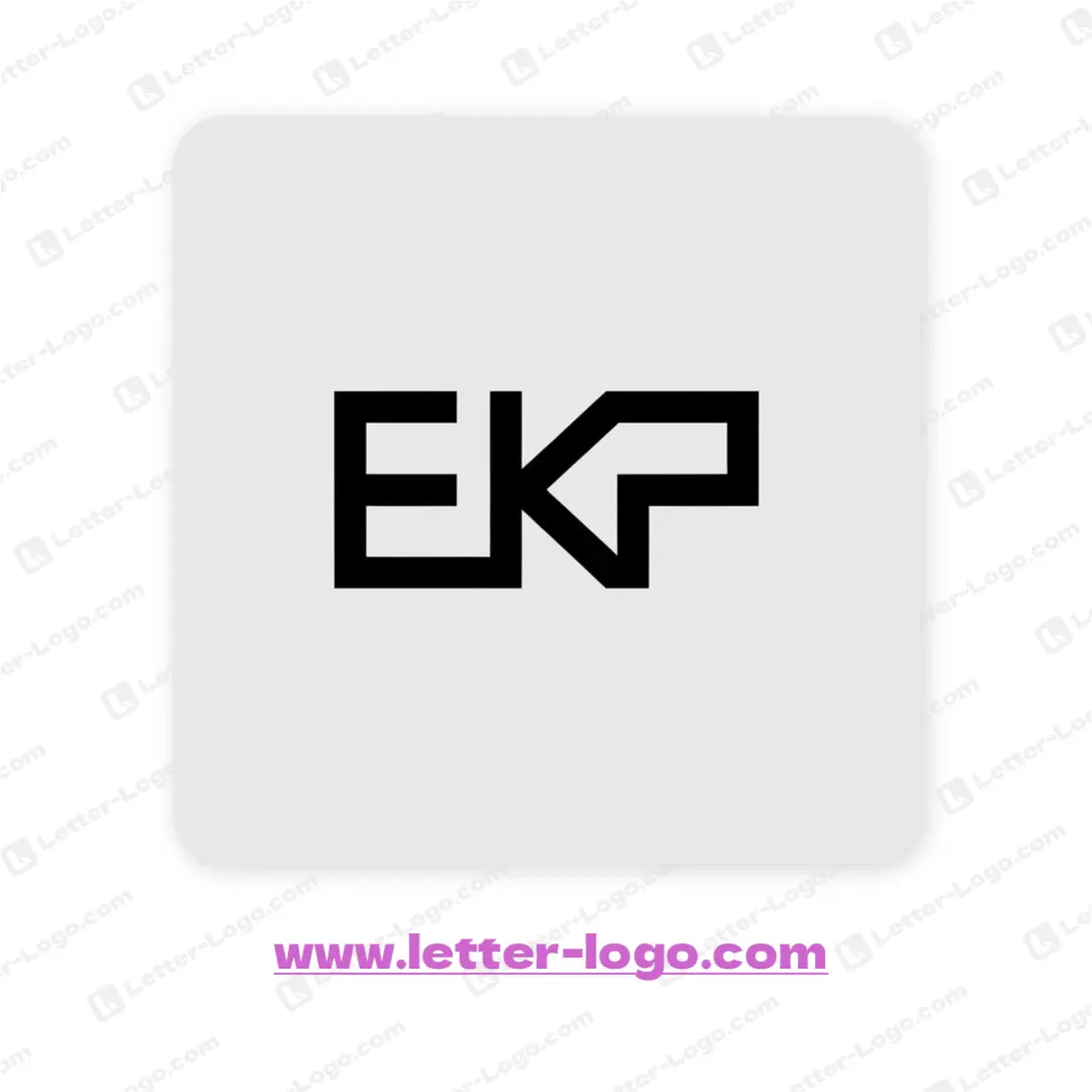 letter ekp logo creative