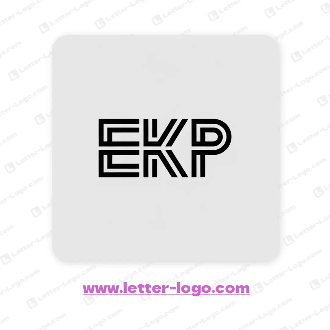 letter ekp logo professional
