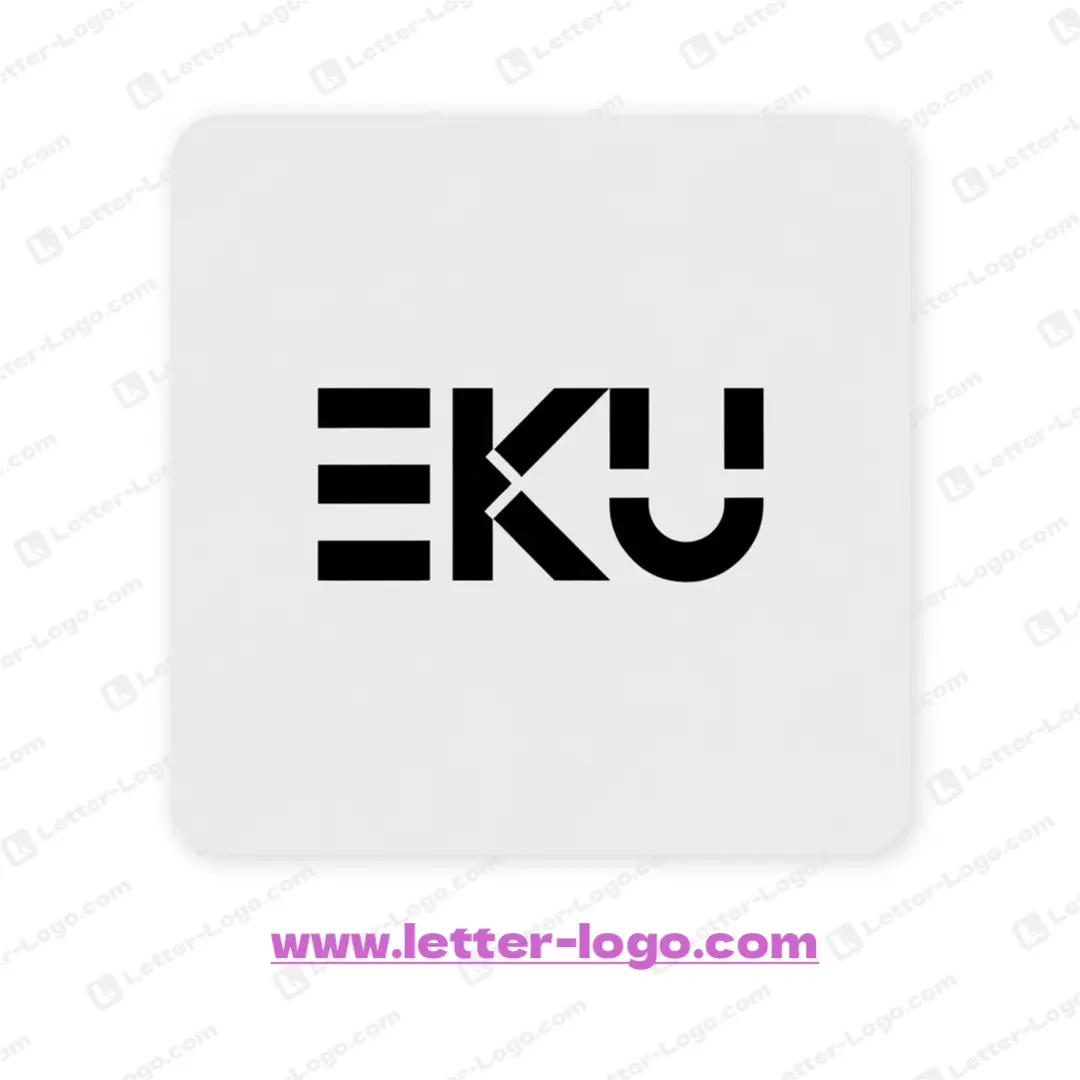 letter eku logo professional