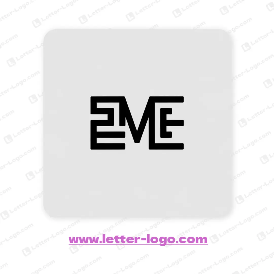 letter eme logo design