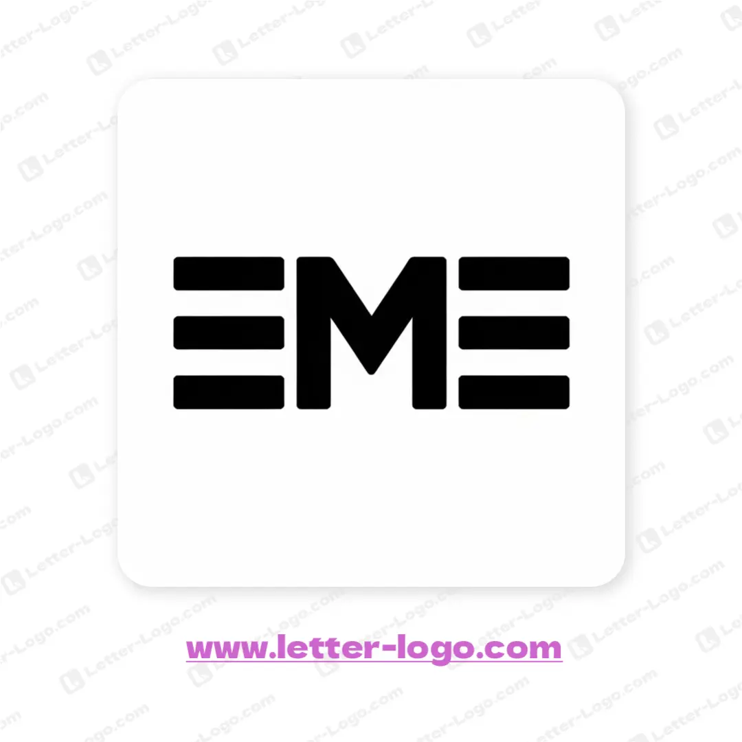 letter eme logo icon