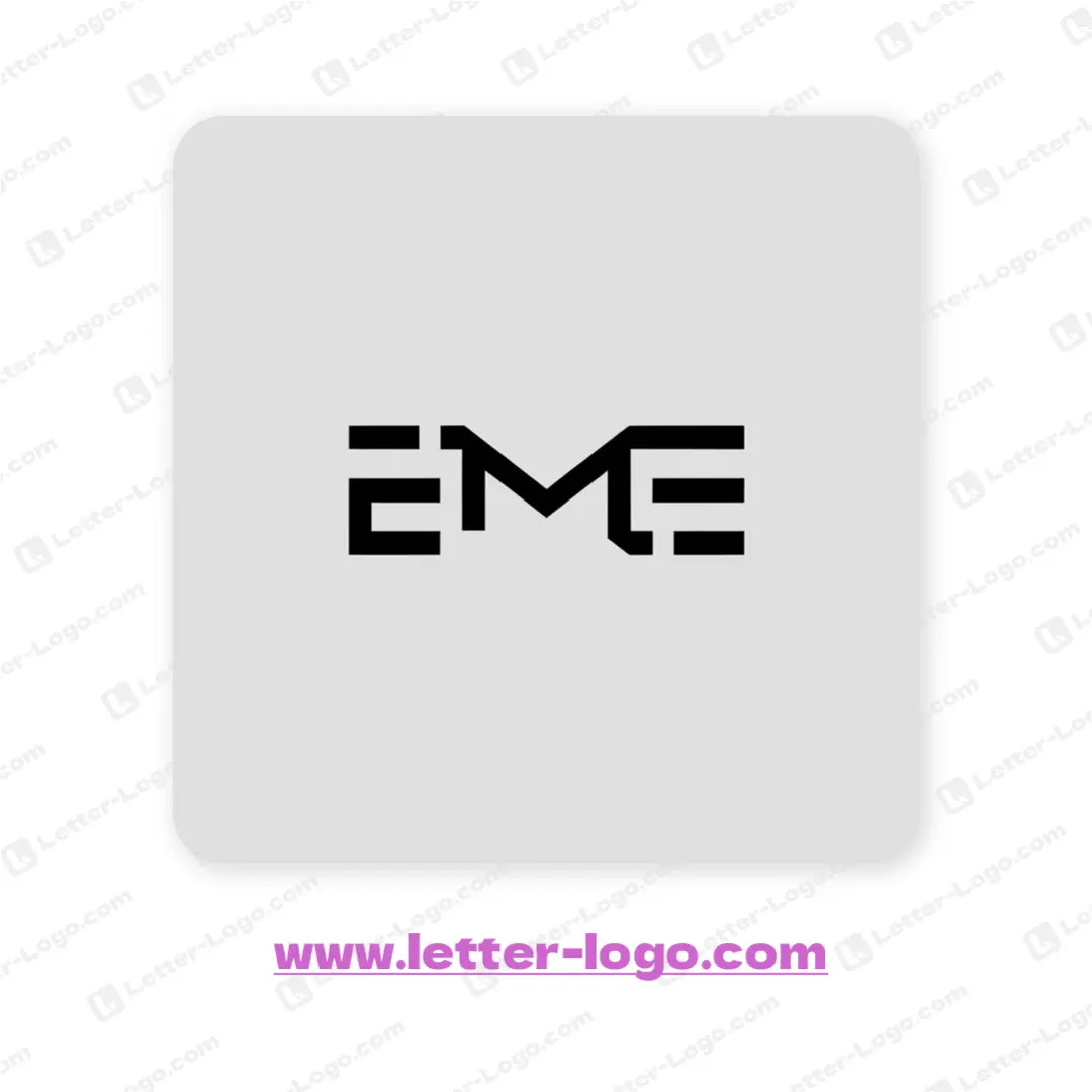 letter eme logo modern
