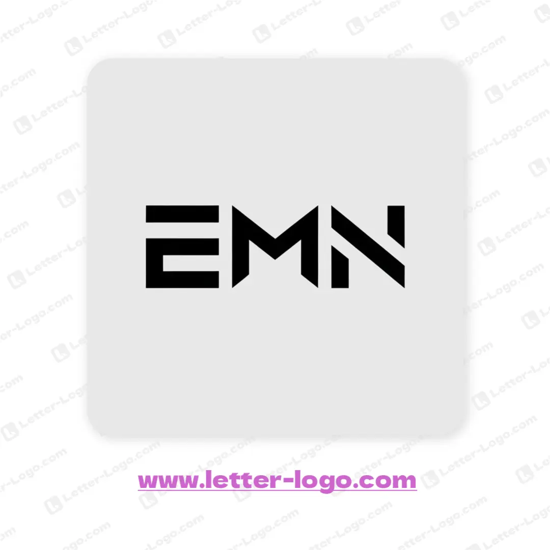 letter emn logo icon