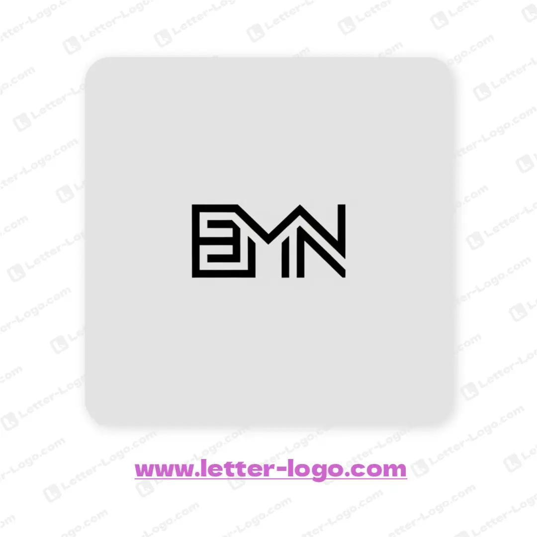 letter emn logo modern