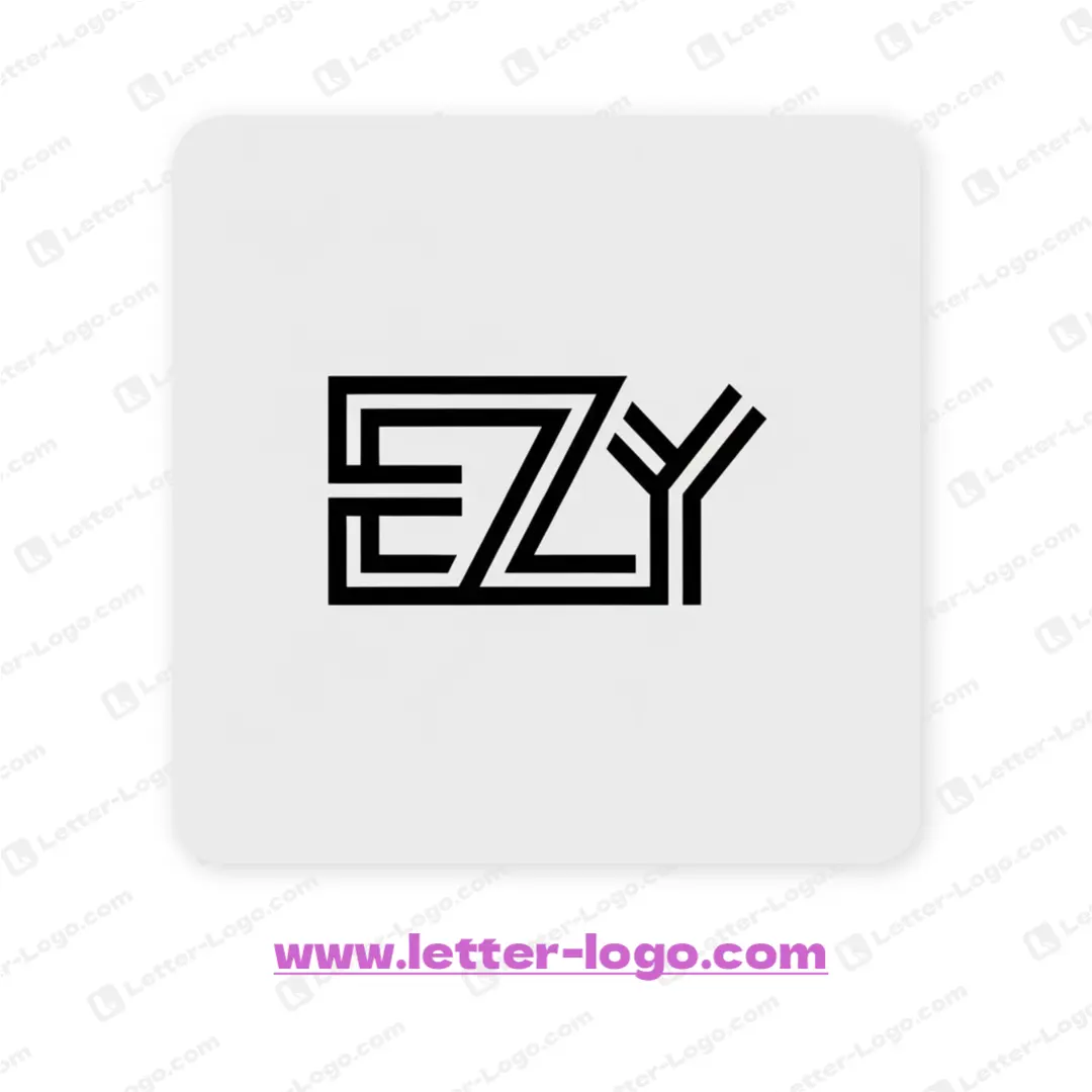 letter ezy logo design