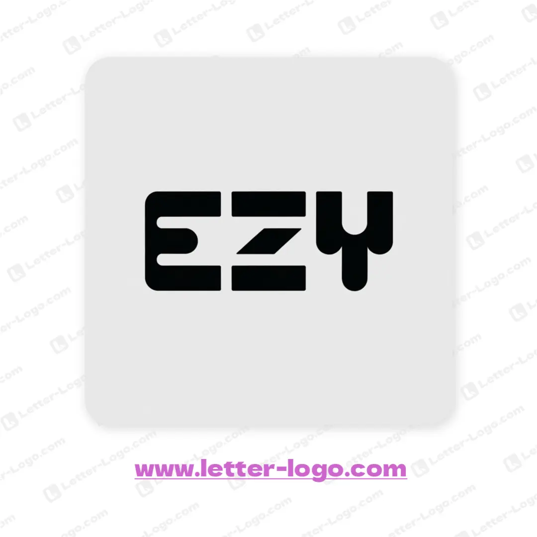 letter ezy logo icon