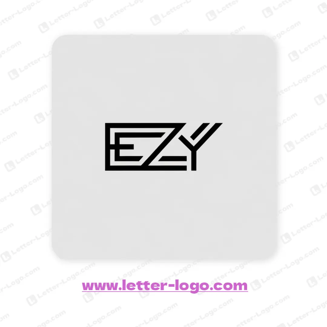 letter ezy logo minimalist