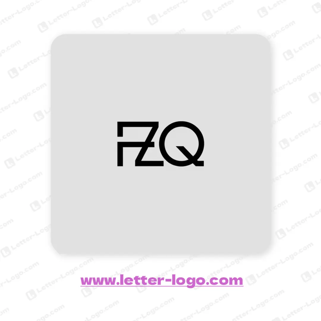 letter fzq logo design
