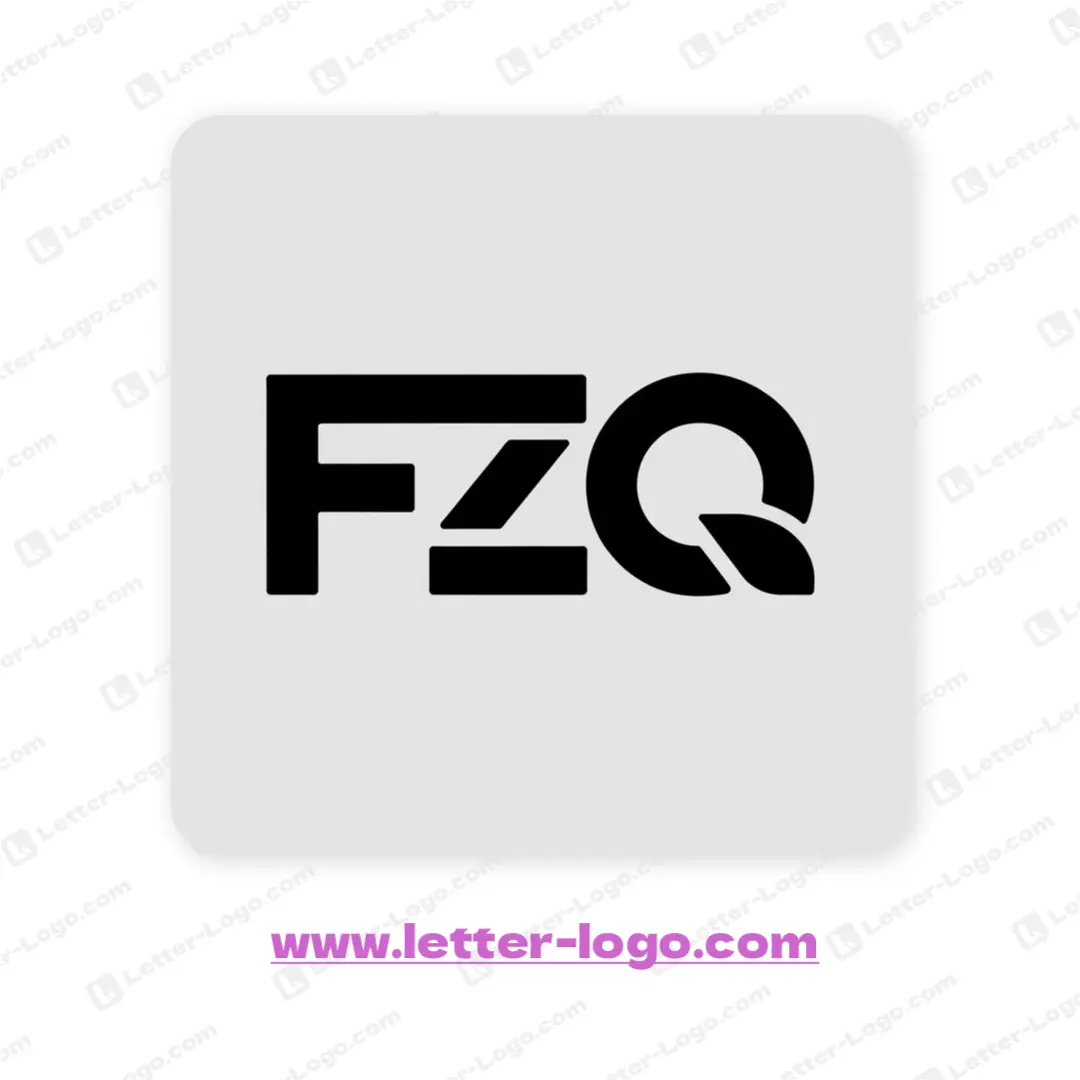 letter fzq logo icon