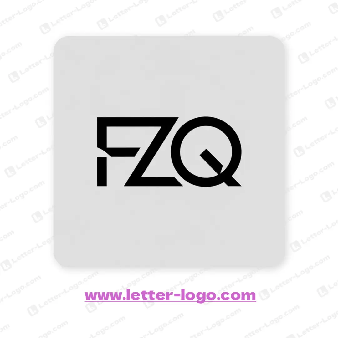 letter fzq logo modern