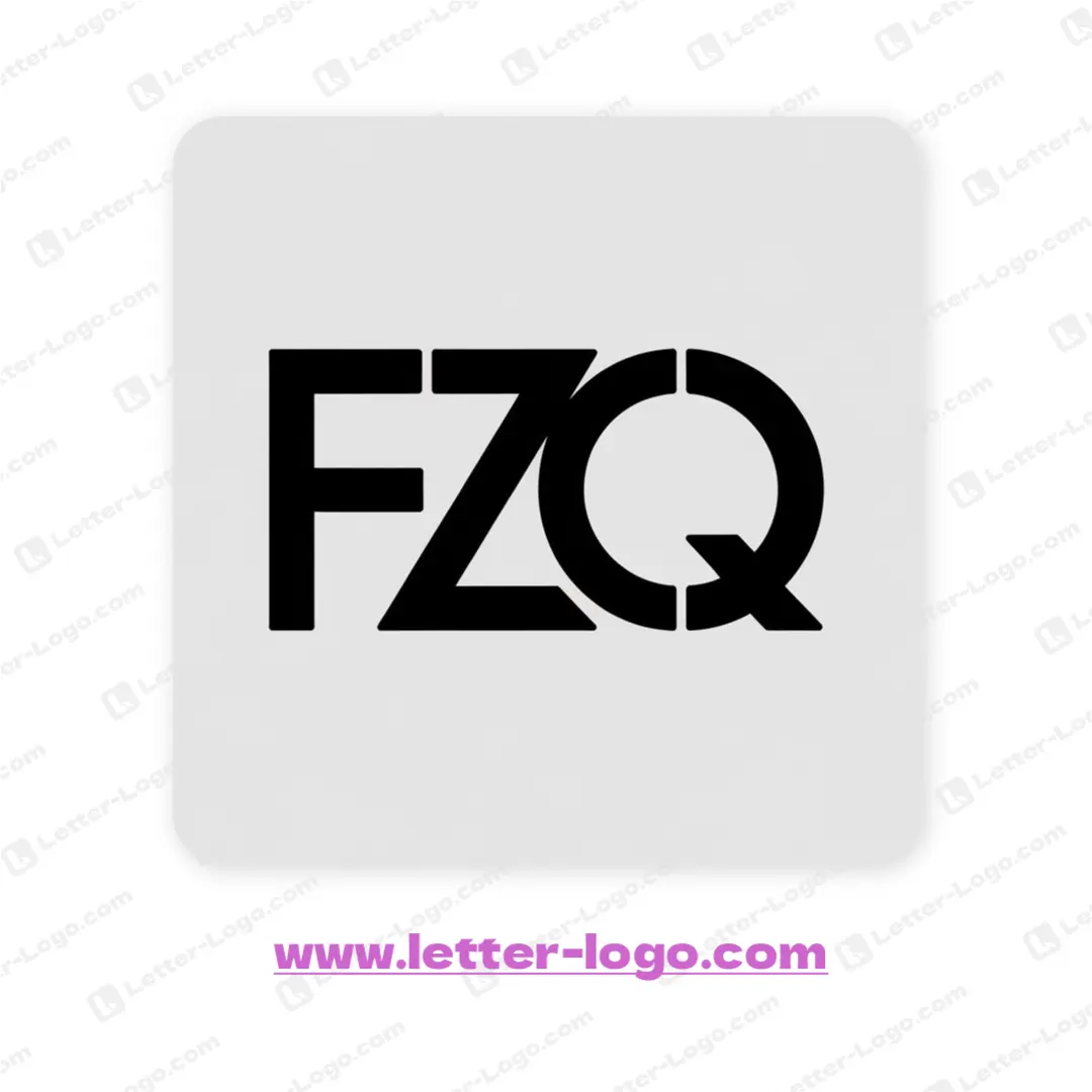 letter fzq logo vector