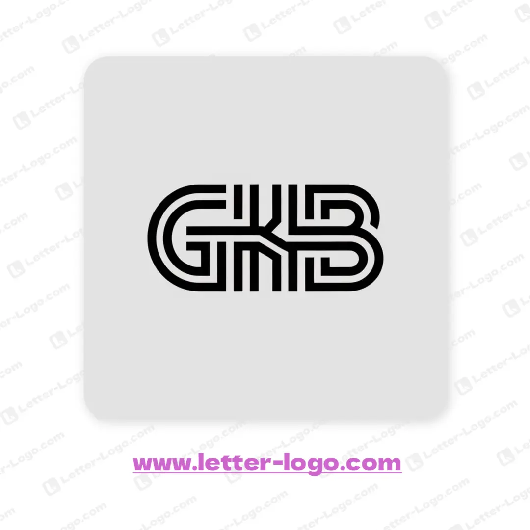 letter gkb logo creative