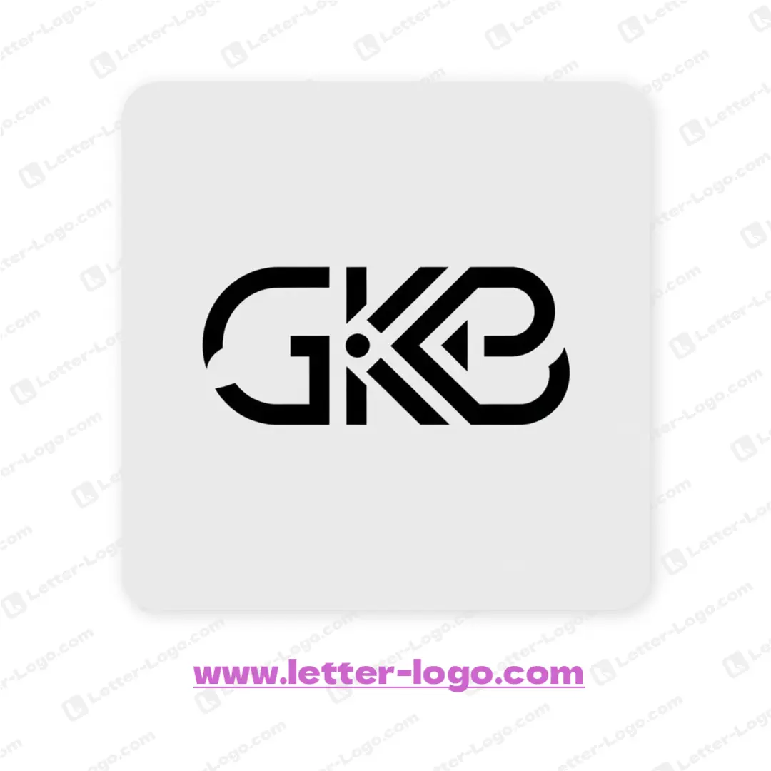 letter gkb logo professional