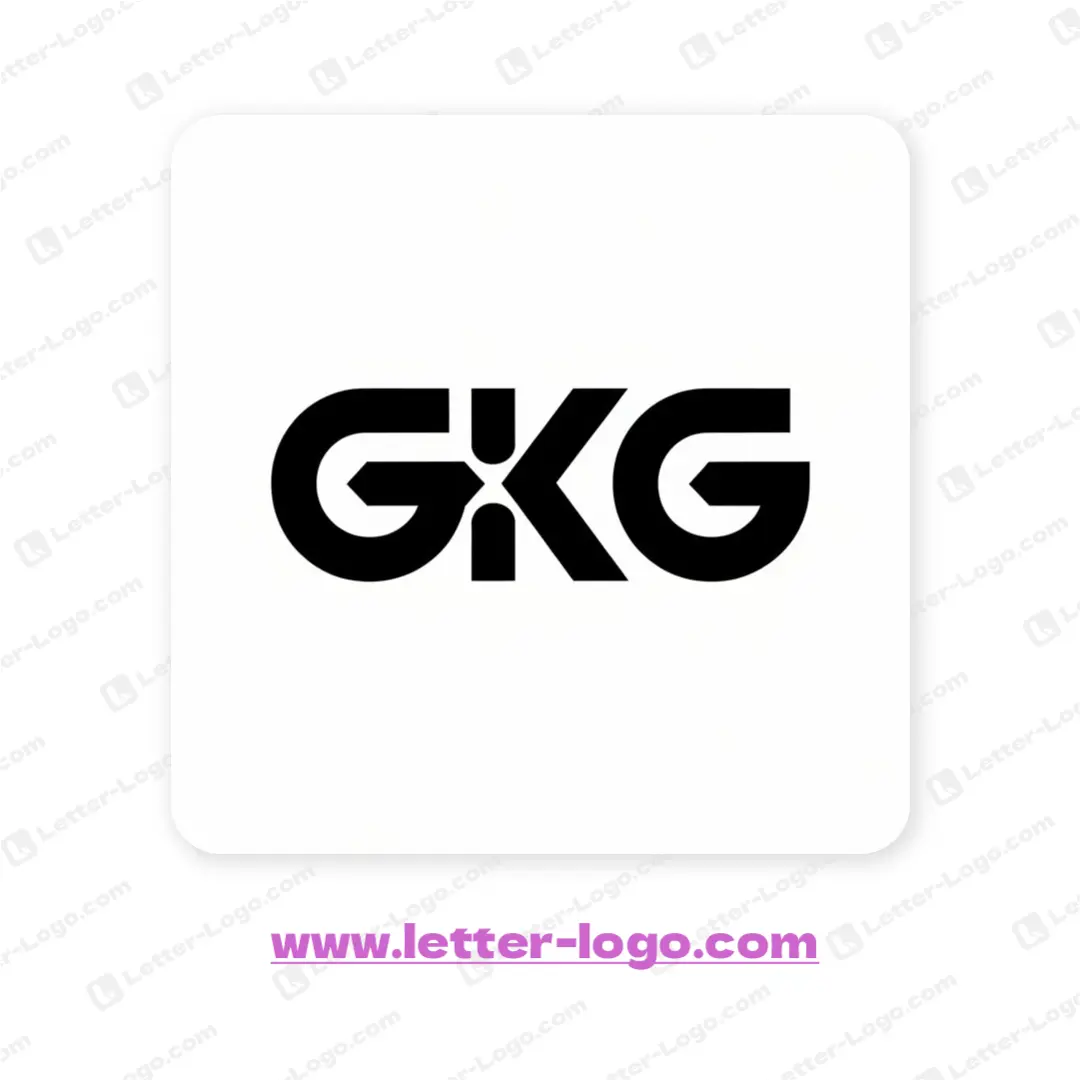 letter gkg logo creative