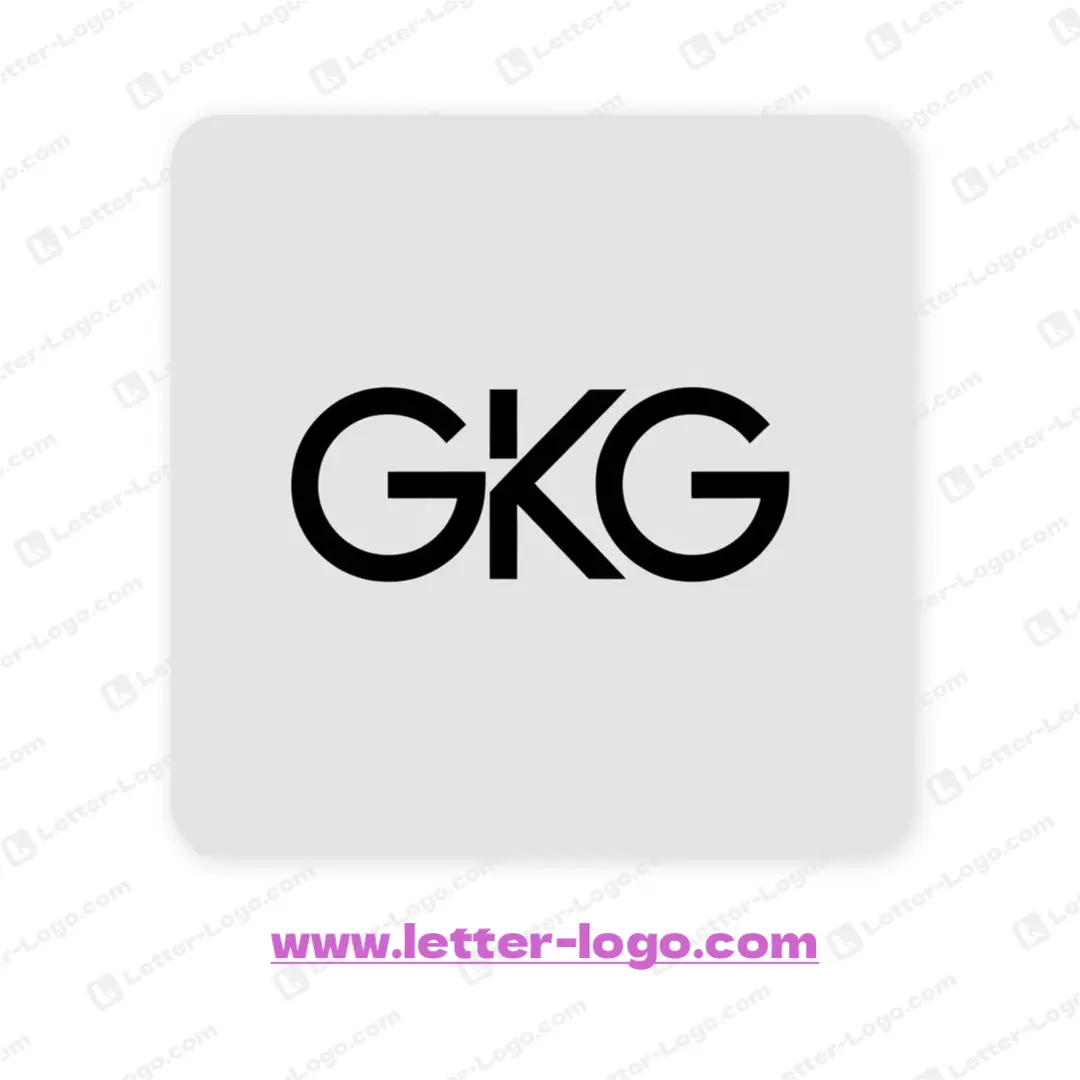 letter gkg logo icon