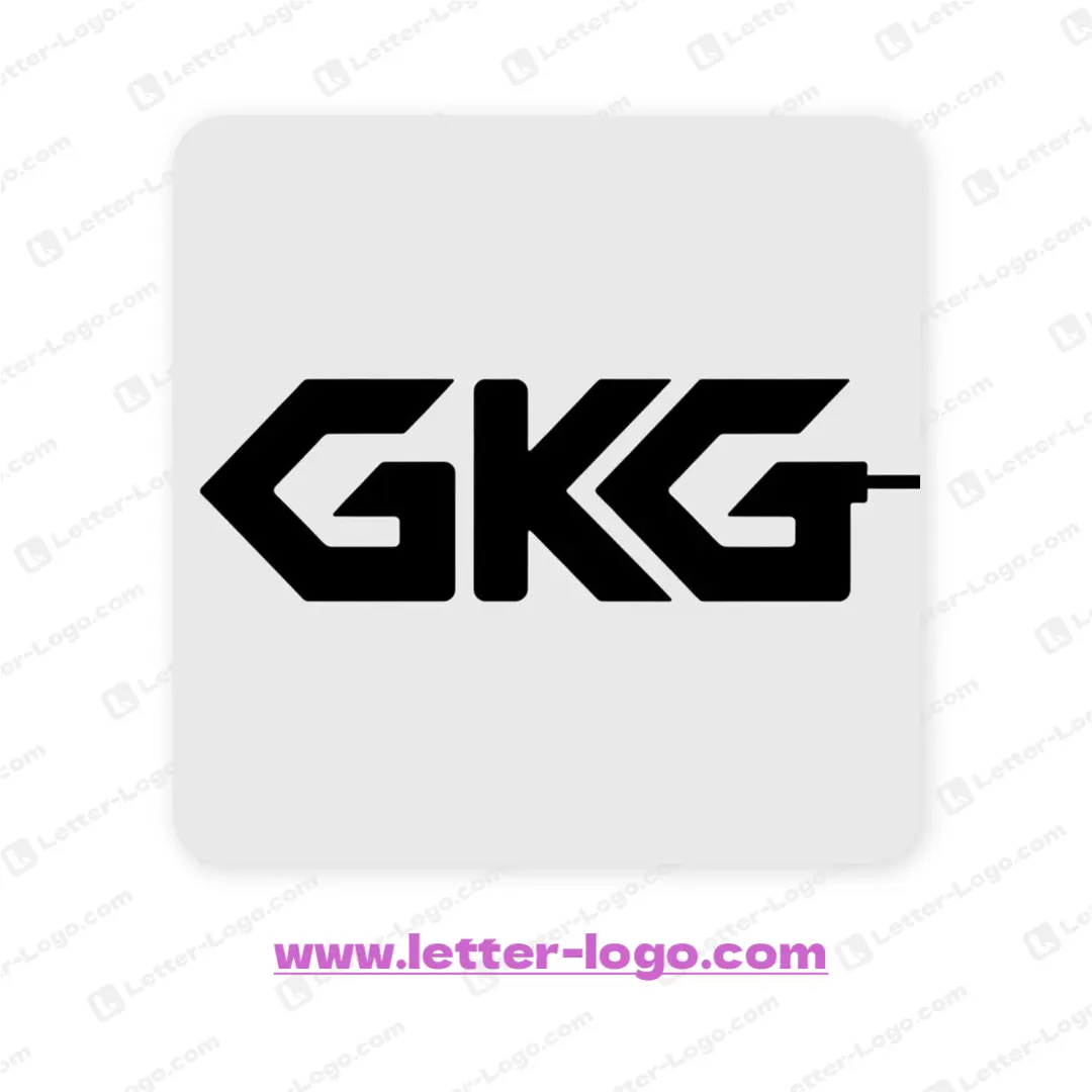 letter gkg logo minimalist