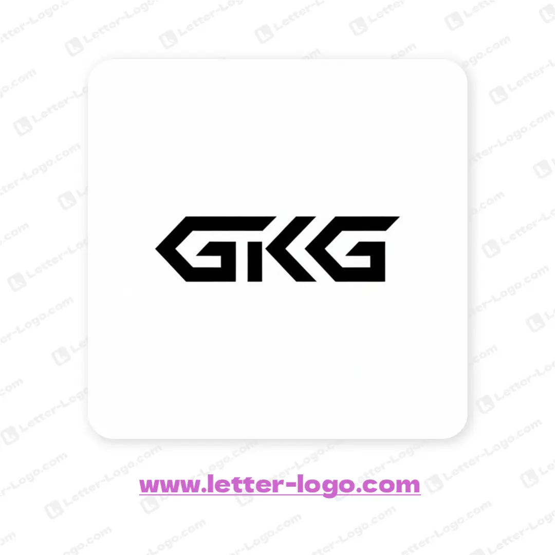 letter gkg logo modern