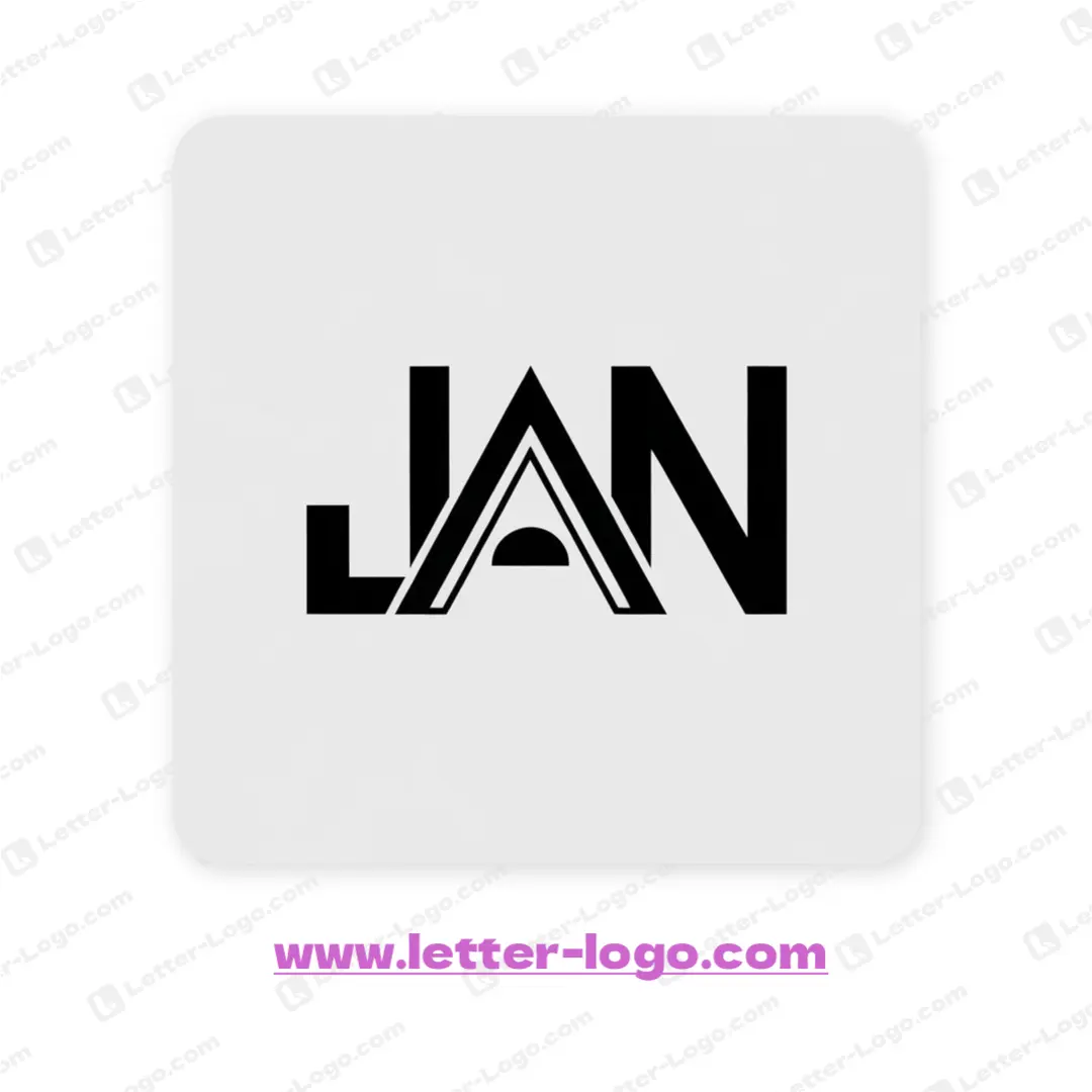 letter jan logo vector