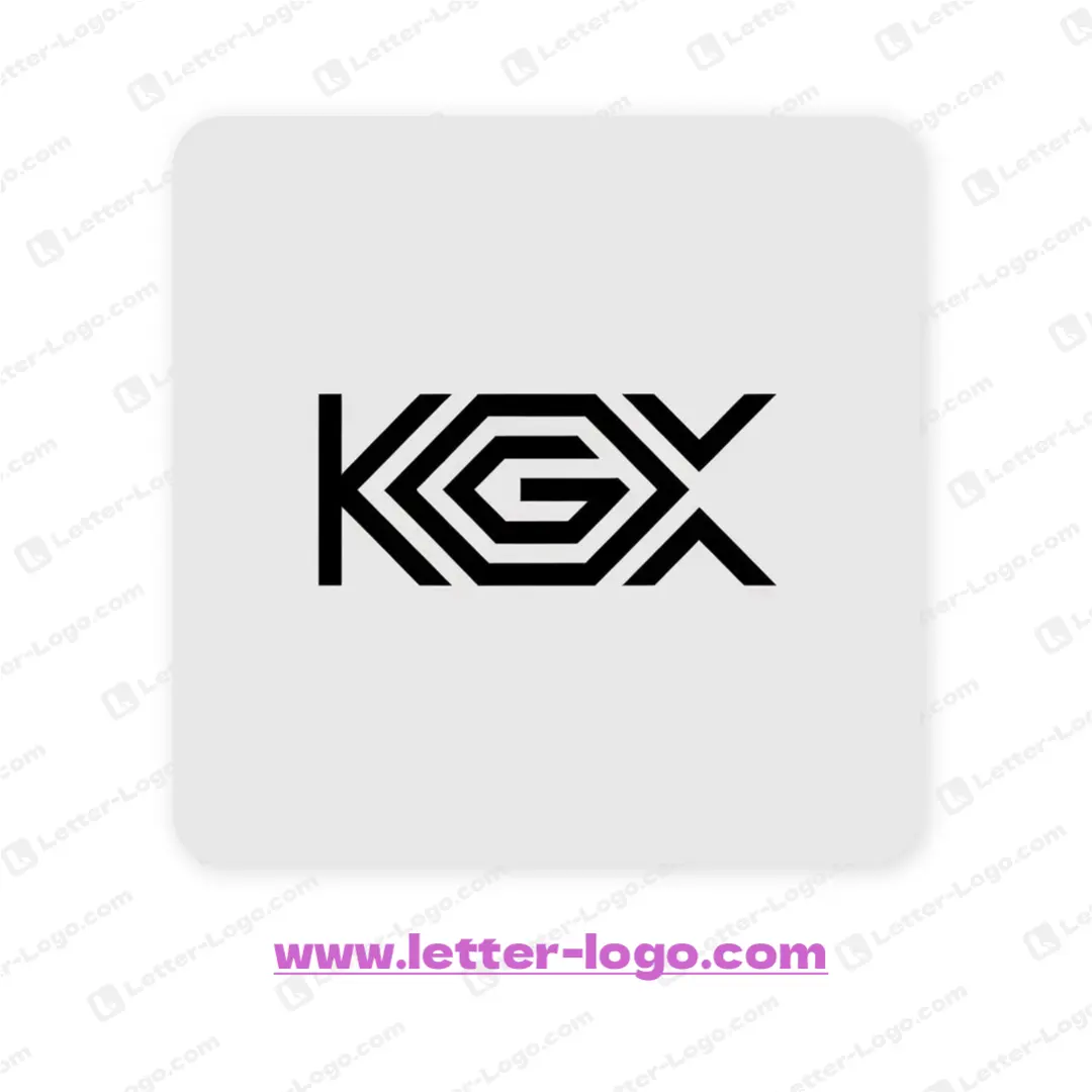 letter kgx logo creative