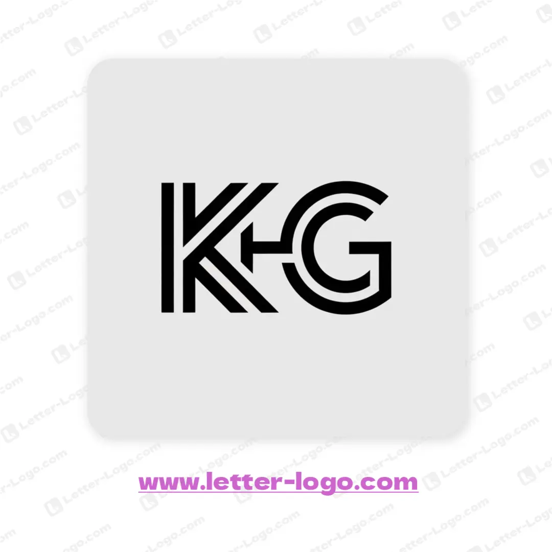 letter khg logo creative