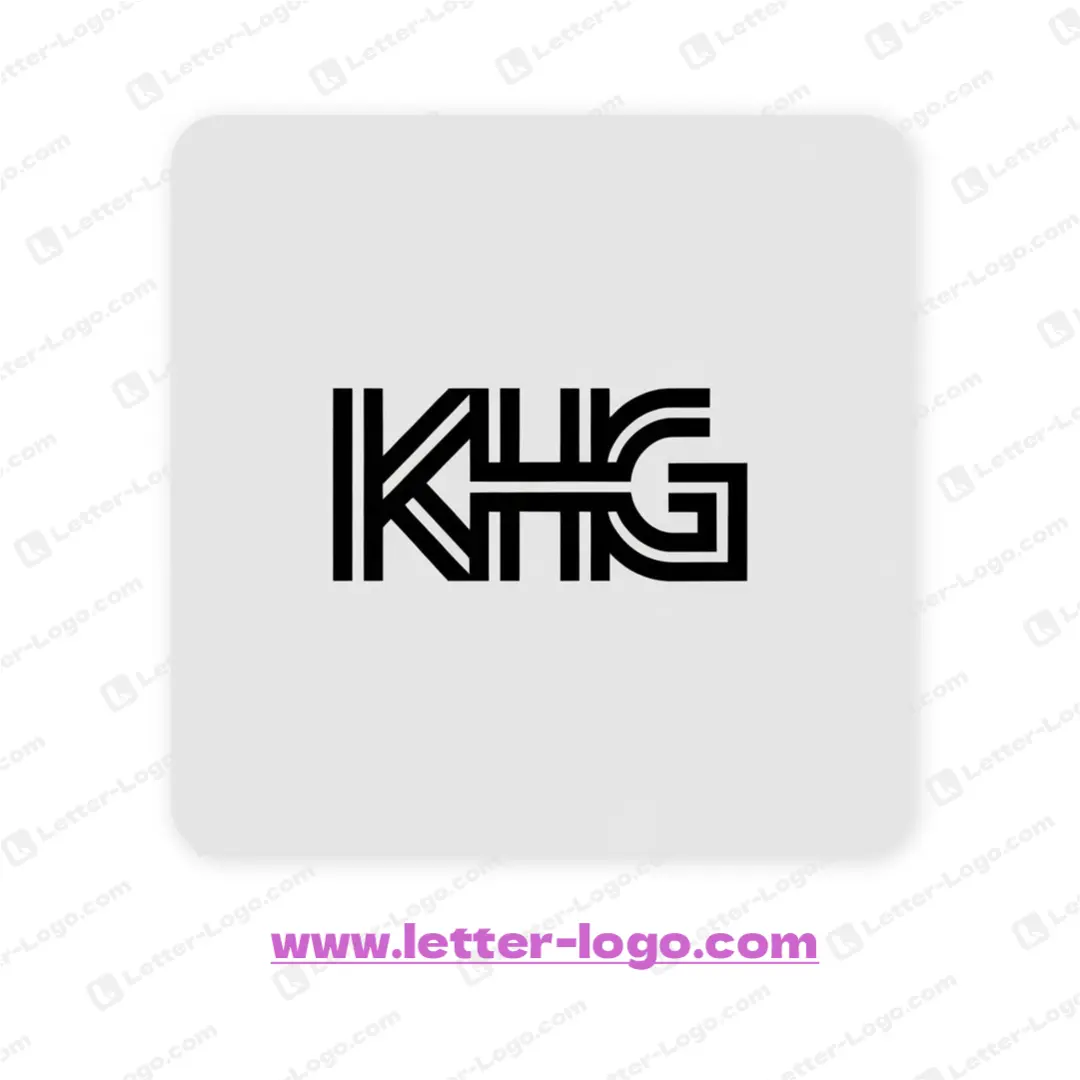 letter khg logo design