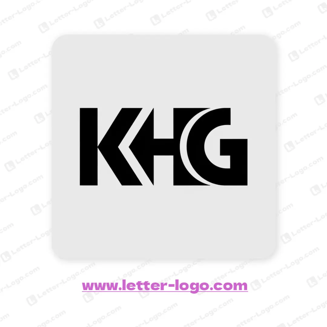 letter khg logo icon