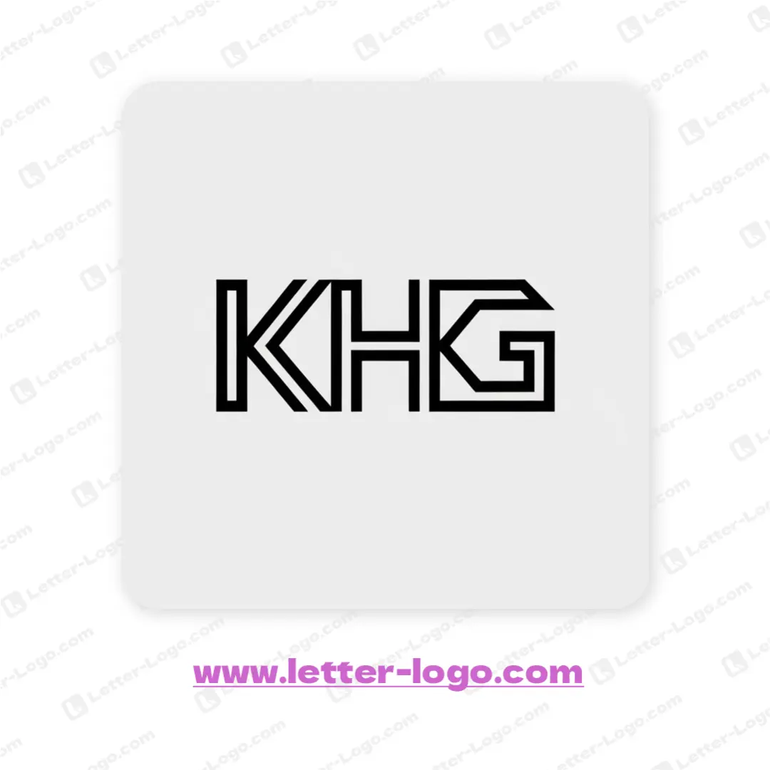 letter khg logo professional
