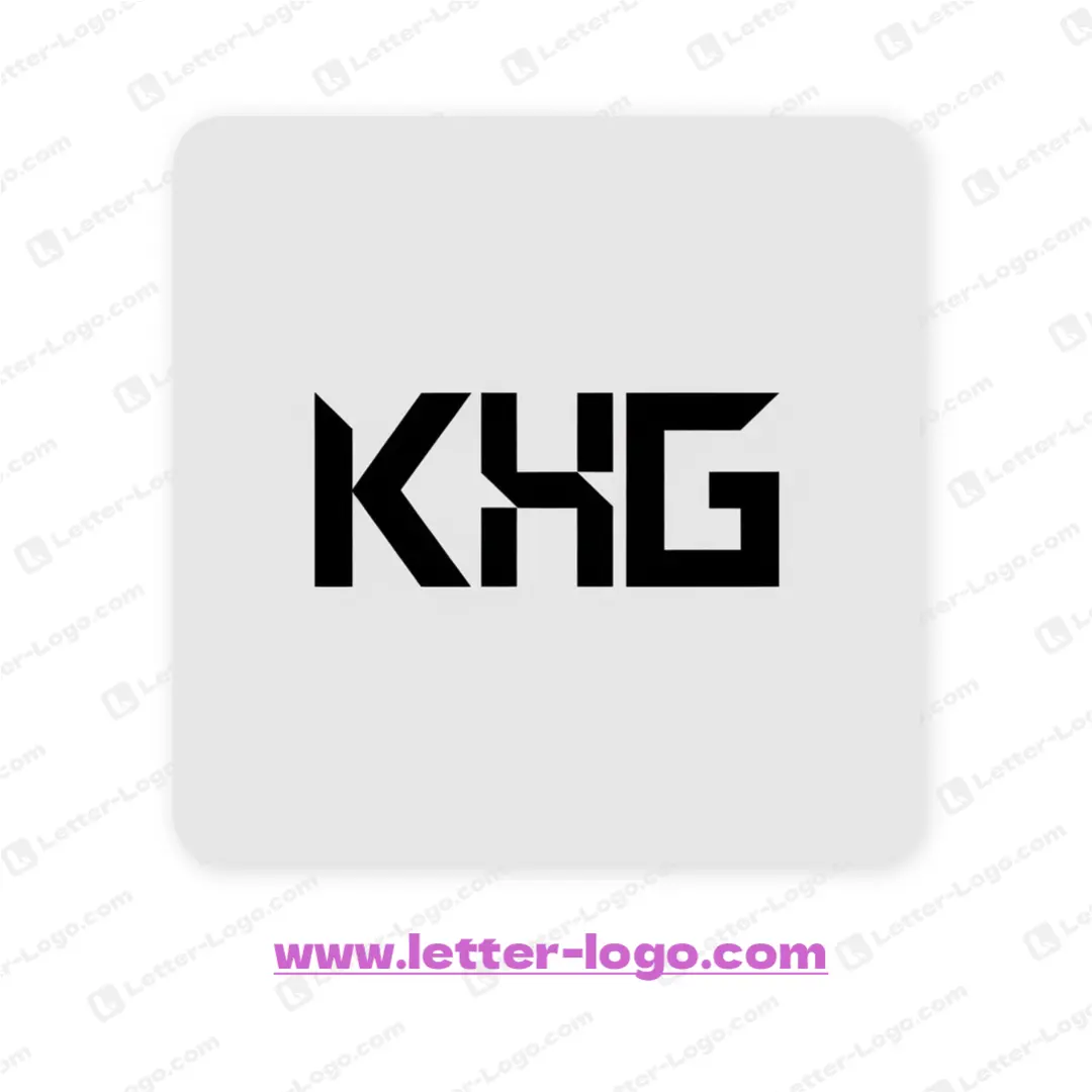 letter khg logo vector