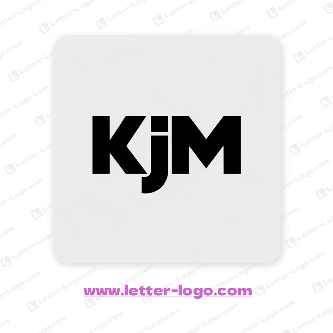 letter kjm logo creative
