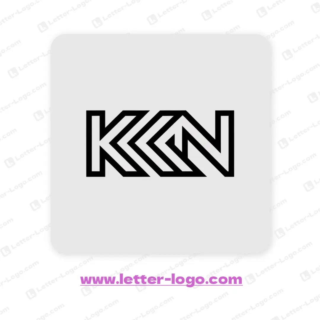 letter kkn logo icon