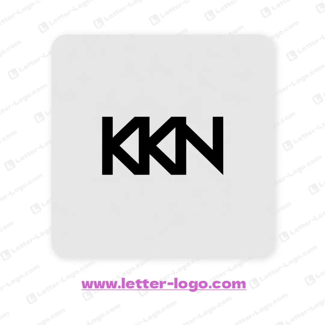 letter kkn logo vector