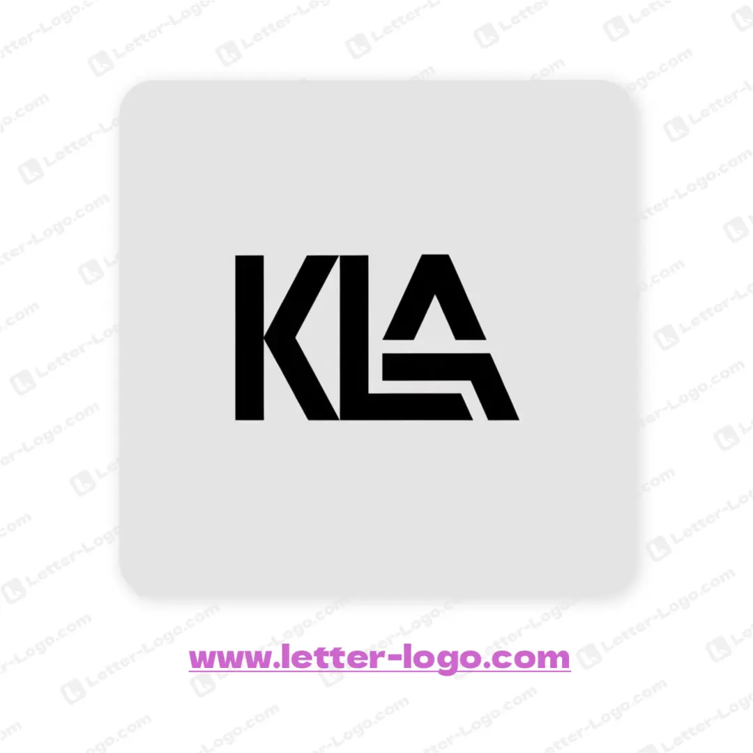 letter kla logo design