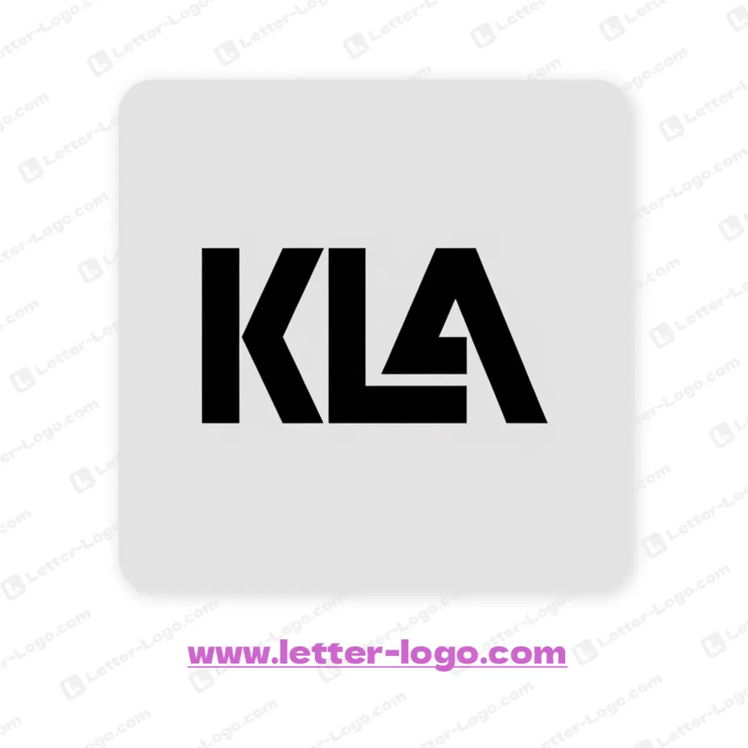 letter kla logo modern