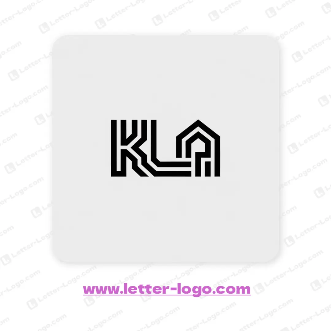 letter kla logo professional