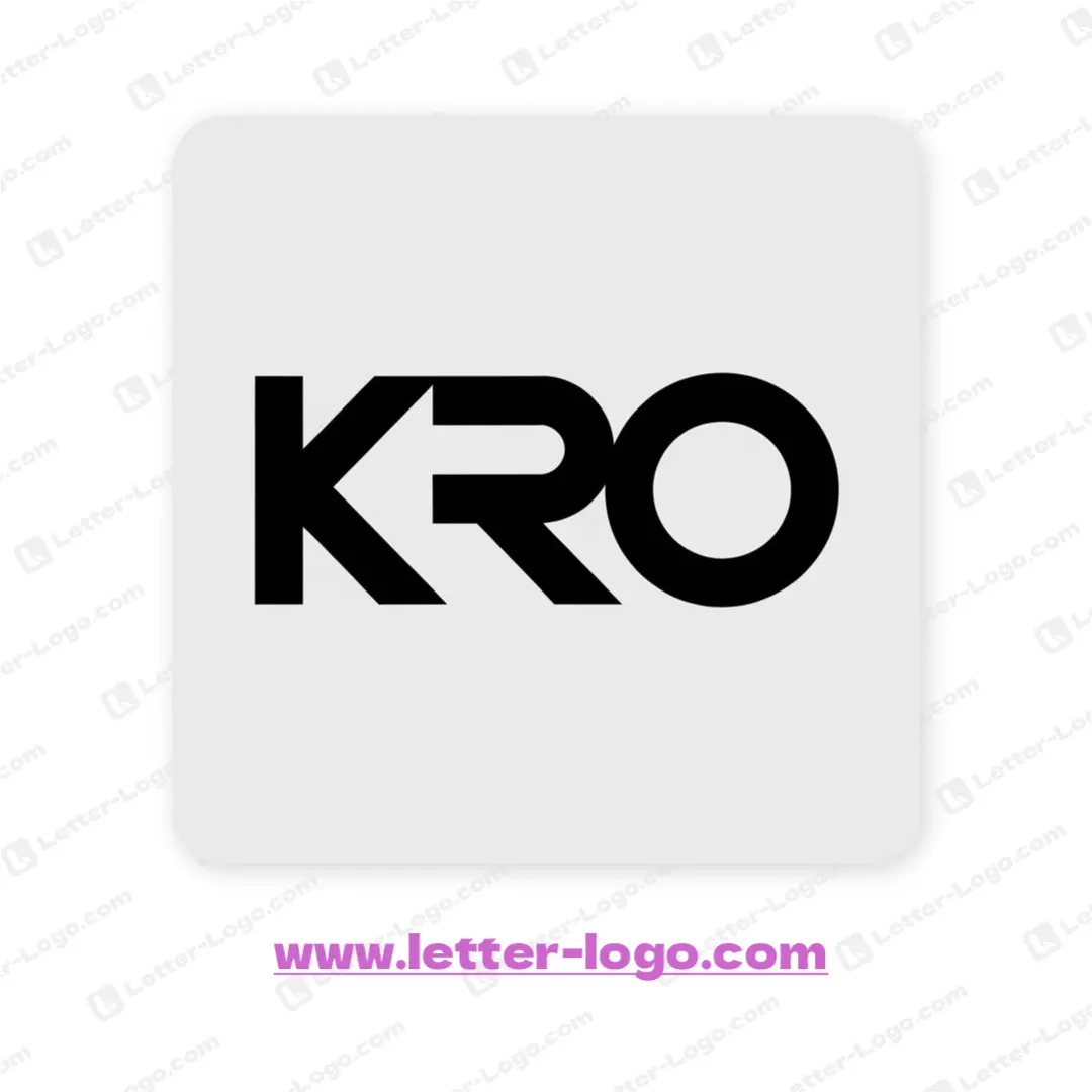 letter kro logo creative