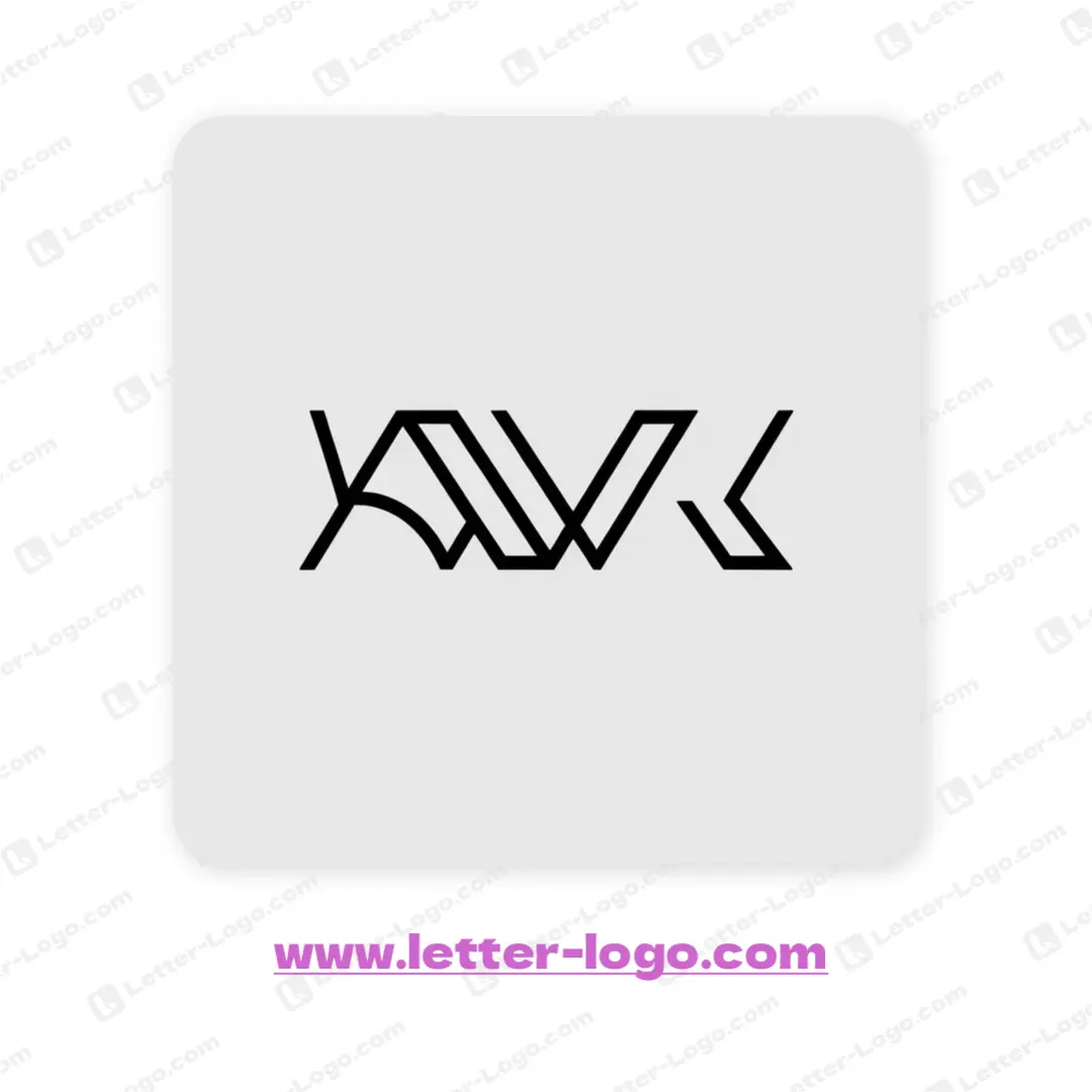 letter kww logo minimalist