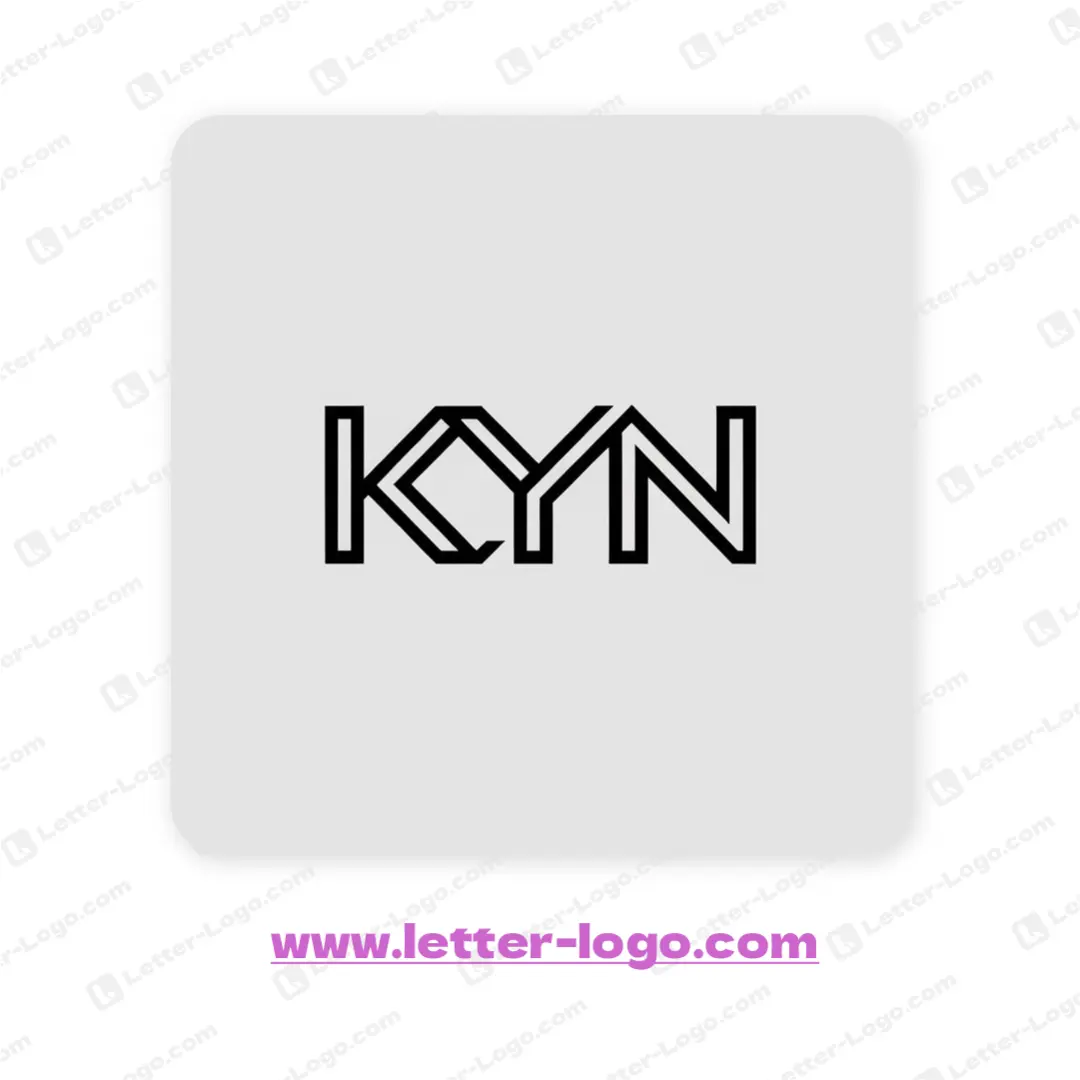 letter kyn logo minimalist