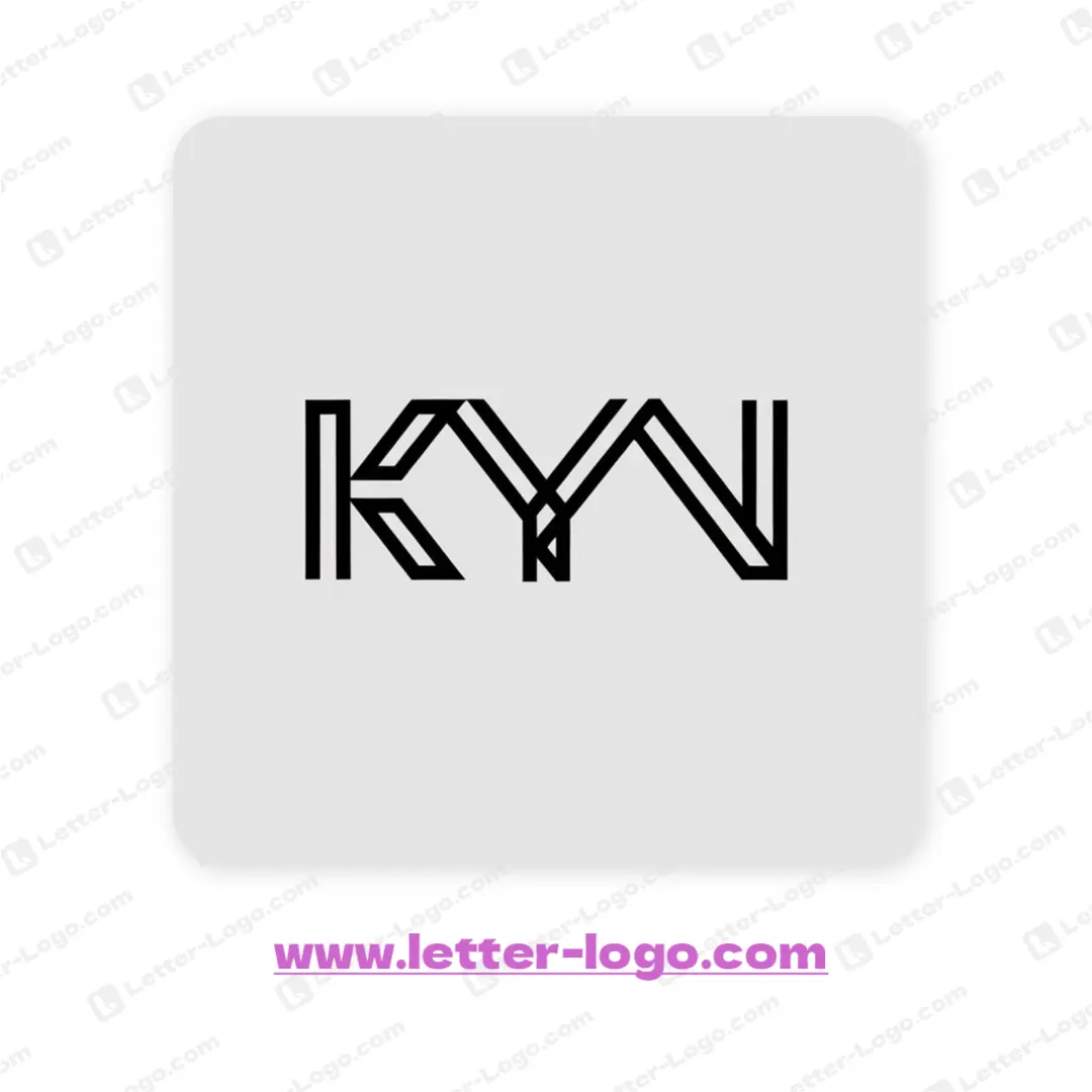 letter kyn logo modern