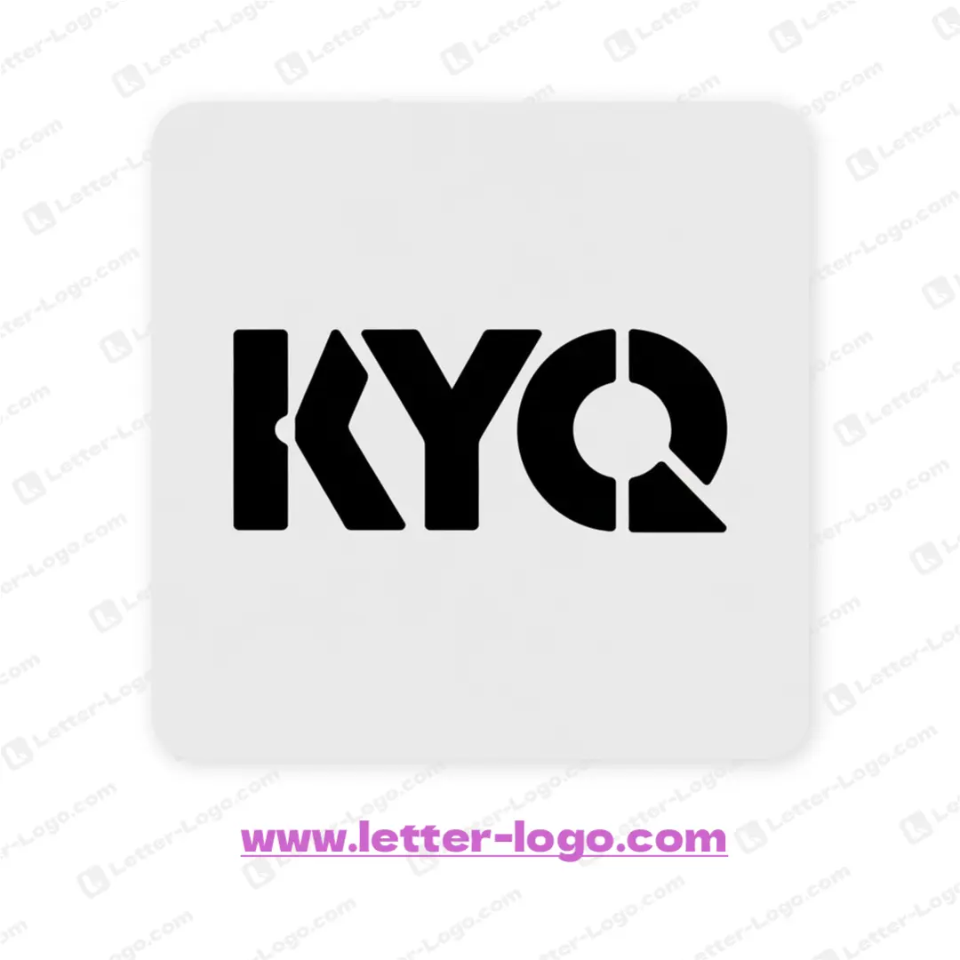 letter kyq logo design