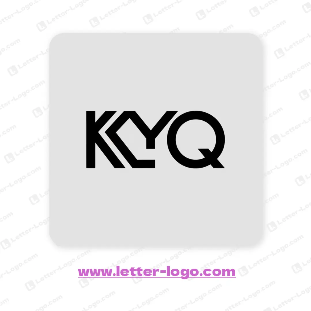 letter kyq logo unique