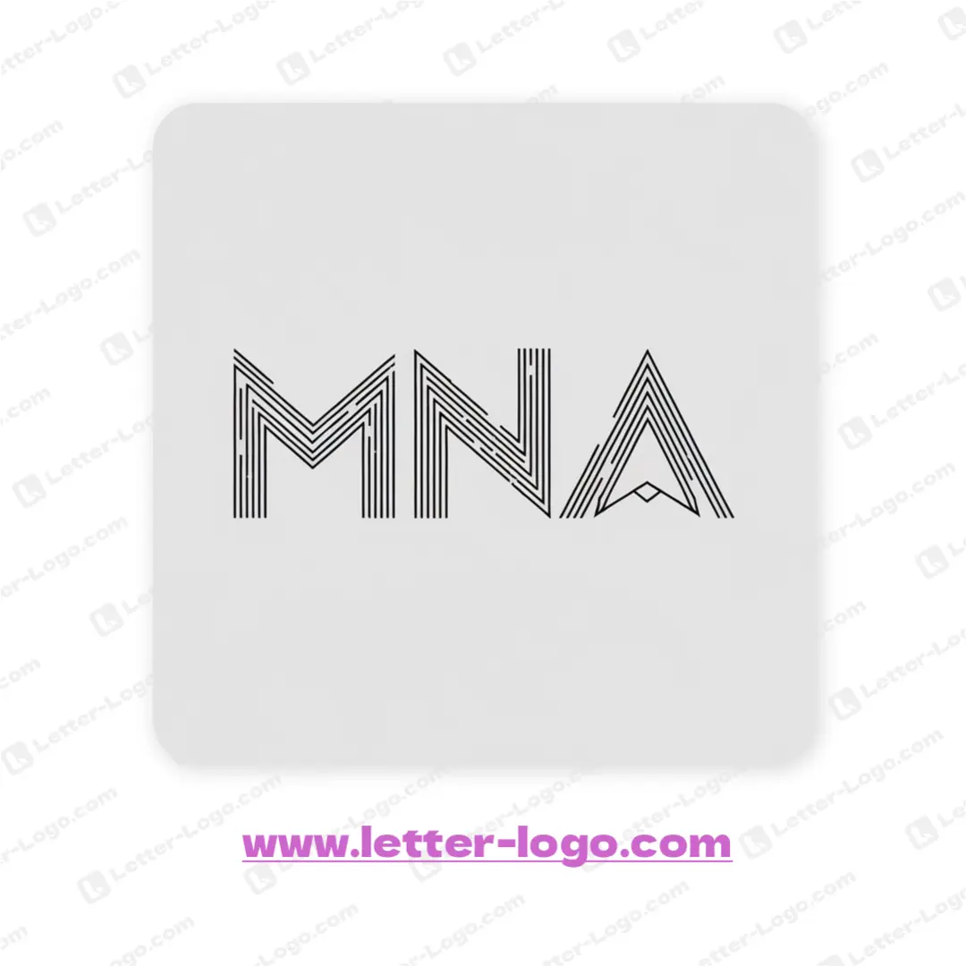 letter mna logo design