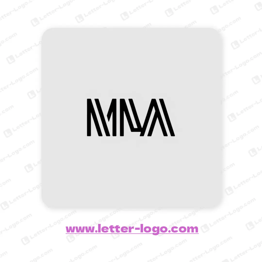 letter mna logo unique