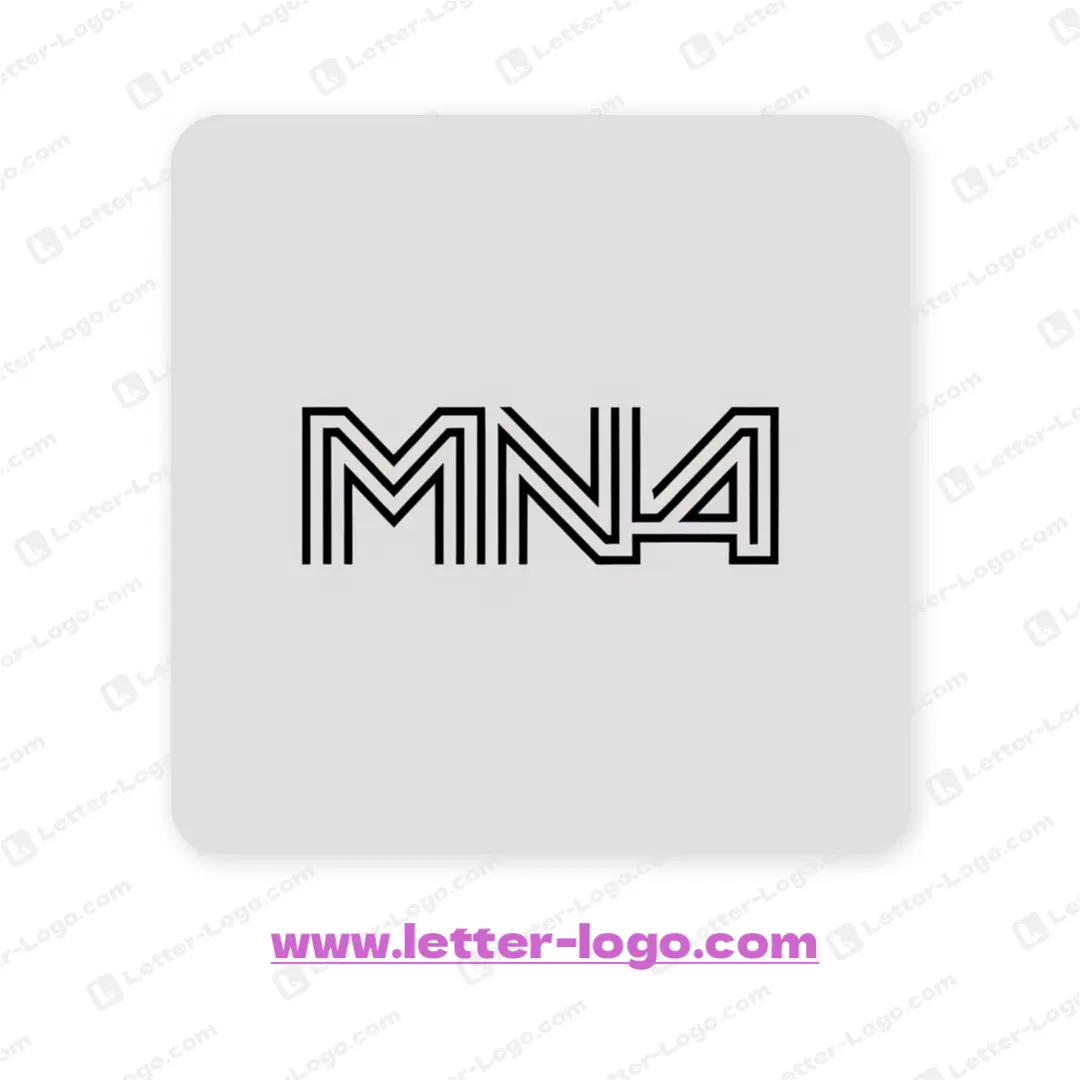 letter mna logo vector