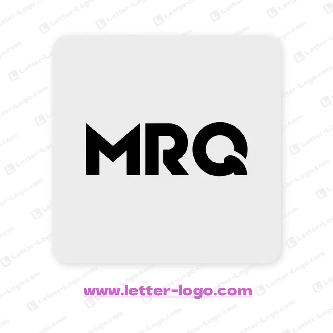 letter mrq logo design